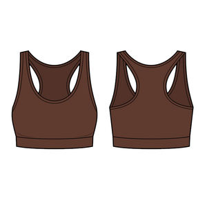 Sujetador deportivo para mujer, ropa deportiva para yoga en color sólido con serigrafía y sublimación de impresión digital - Product Image 3