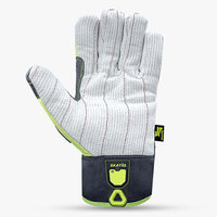 Gants de sécurité originaux Skatiq SG-1511 HI-VIZ Old School TPR résistants aux chocs, imperméables et antidérapants