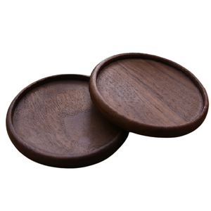 Posavasos de madera de forma redonda para tazas de té y café para bebidas y vasos, accesorios de decoración de mesa y cocina, alfombrillas y almohadillas - Product Image 2