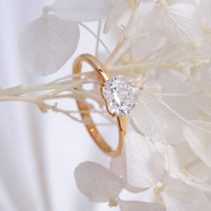 แหวนทองแท้4แฉกสำหรับผู้หญิง10K 14K 18K - Product Image 2