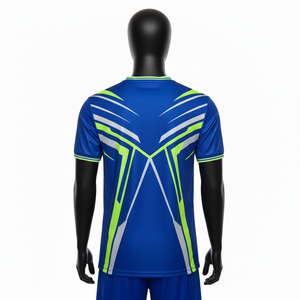 Maillot de football personnalisé, séchage rapide, respirant, antibactérien, extensible, polyester, uniforme d'équipe, vêtements de sport pour hommes, femmes, adultes, entraînement - Product Image 3