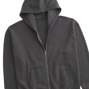 Sweat à capuche zippé pour homme, veste en polaire noire, streetwear décontracté, avec sweat à capuche chaud pour les sports de plein air et la mode quotidienne - Product Image 4