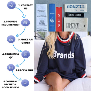 เสื้อสเวตเชิ้ตคอเต่าทรงโอเวอร์ไซส์สำหรับผู้หญิง รุ่นใหม่ ระบายอากาศได้ดี พร้อมโลโก้ด้านหน้า แฟชั่นยั่งยืน ลายเรียบ สีพื้น เหมาะสำหรับฤดูหนาว - Product Image 2