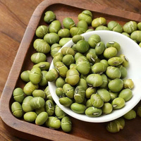 Edamame Vert Salé Croustillant, Snack de Soja Frit, Saveur Personnalisée, Marque Kim Long, OEM/ODM, Export en Gros depuis l'Usine Vietnamienne