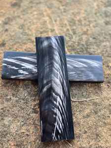 100% agua cuerno de búfalo cuchillo mango escamas ágata estilo Ángel colores variables a precios económicos - Product Image 3