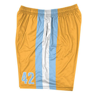 Shorts de lacrosse personnalisés de haute qualité, design sur mesure, 100 % polyester, séchage rapide, imprimés, réversibles, pour adultes. - Product Image 5