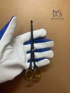 Ciseaux professionnels pour animaux de compagnie, lame droite en acier inoxydable - Product Image 4