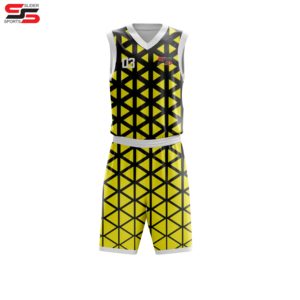 Juego de baloncesto impreso por sublimación de alta calidad, uniforme de baloncesto personalizado para hombres, uniforme de baloncesto de alta calidad - Product Image 5