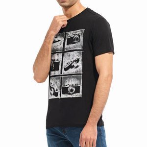 Camisetas de gimnasio de talla grande de alta calidad para hombre, diseño personalizado, cuello redondo elegante hecho de poliéster/algodón, camiseta en blanco - Product Image 3