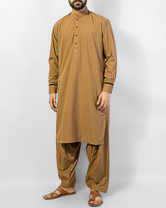 Venta al por mayor de fábrica de algodón Shalwar Kameez conjunto de los hombres, 100% de algodón Casual Kameez vestido, superventas musulmán Salwar Kameez - Product Image 4