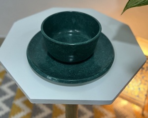 จานอาหารค่ำแบบนำกลับมาใช้ใหม่ได้100% ชามและถาดสีแกลบเป็นมิตรต่อสิ่งแวดล้อมวางซ้อนกันได้และปลอดภัยต่ออาหารสำหรับใช้ในบ้าน - Product Image 2