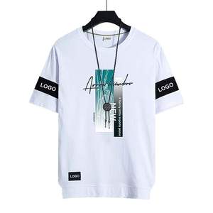 OEM เสื้อยืดลำลองสำหรับผู้ชาย, เสื้อผ้าฝ้ายคุณภาพสูงพิมพ์ลายโอเวอร์ไซส์ - Product Image 1