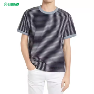 เสื้อยืดผู้ชายพิมพ์ลายโลโก้ด้านหน้า-ผ้าฝ้ายออร์แกนิค 100% เป็นมิตรกับสิ่งแวดล้อม ทรงหลวม มีหลายสีให้เลือก - Product Image 5