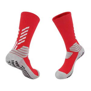 Wholesale Custom Medium Tube <b>Grip</b> Men's Crew <b>Socks</b> Anti-Slip Football <b>Socks</b> with Option to Make Your Own Design - Product Image 4