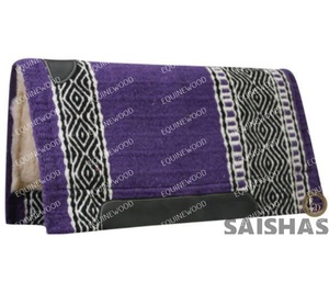 Almohadilla de Silla de Montar Occidental Personalizable de Alta Calidad, Cómoda, Duradera y Protectora, con Forro de Tela y Pelo para Equipo de Caballo, para Senderismo y Montar en Rancho - Product Image 2