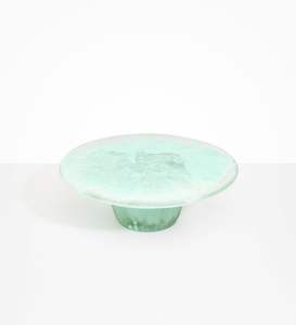 Soporte de pastel de resina Premium Pedestal de efecto de mármol elegante para comedor y exhibición de pastel de fiesta Soporte de decoración moderna para el hogar - Product Image 4