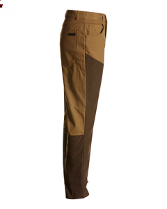 Pantalon de chasse en coton marron respirant et imperméable, coupe droite, pour activités de plein air, avec imprimé et logo personnalisé - Product Image 3