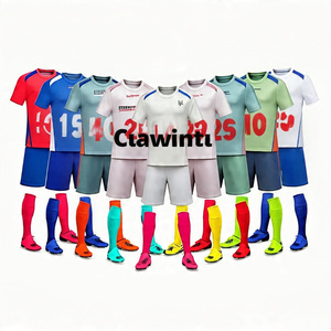 Ropa deportiva para hombre, venta al por mayor, camiseta de fútbol con logotipo hecha a medida, conjuntos de uniformes de fútbol por sublimación 2025 - Product Image 1