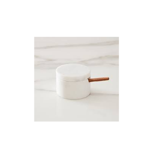 Bol en marbre massif forme ronde sel poivre stockage bol en marbre pour cuisine utilisation personnalisation Offre Spéciale - Product Image 6