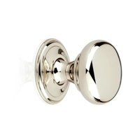 Elégant bouton de porte côtelé en nickel poli-Poignée de porte classique en laiton massif de style citrouille melon pour usage résidentiel
