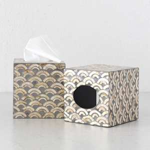 กล่องกระดาษทิชชูแม่มุกสำหรับบ้านร้านอาหารโรงแรม - Product Image 1