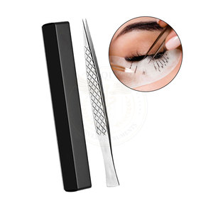 Pinzas Profesionales de Acero Inoxidable de Alta Calidad para Estilizar Pestañas, Herramienta de Belleza para Pestañas, Accesorio de Cuidado de Belleza Preciso y Duradero, Venta al por Mayor - Product Image 3