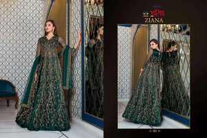 Conjunto de Vestido Anarkali Tradicional con Bordado de Red Pesada, Atuendo Étnico Cómodo para Eventos, Cadena de Suministro Global Asequible - Product Image 6