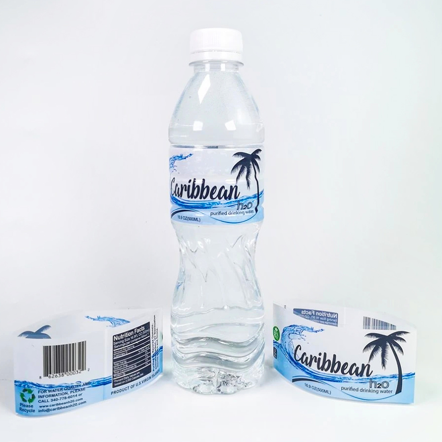 Bulk Price Customized Shrink Sleeve Plastic Film PET/PP Waterproof Shrink Wrap Label for Pure Water Package