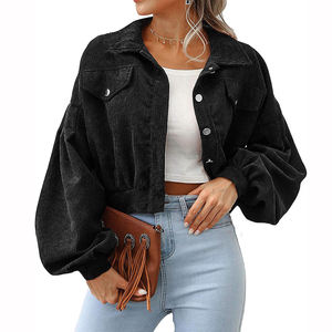 Custom Logo Women Denim Jacket Cotton Sustainable Quick Dry Denim Jacket Fashionable Denim Women Jacket <b>for</b> Winter Casualwear - Product Image 1