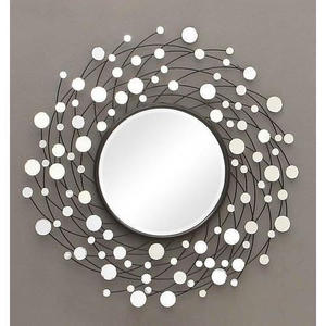 Best Selling Iron <b>Mirror</b> Art <b>Irregular</b> Circular Living Room Metal Frame Wall <b>Mirror</b> Decor Christmas Vintage Luxury Space Casual - Product Image 1