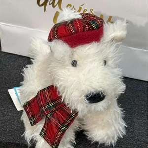 Peluche JC édition limitée Noël West Highland UK, super douce, rembourrée en coton PP, poupée confortable et mignonne, la plus mignonne de Jelly Cat - Product Image 3
