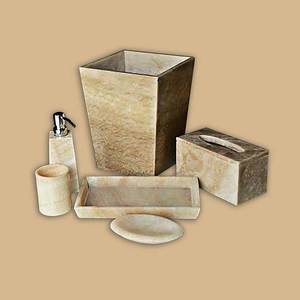 Ensemble de salle de bain décoratif en marbre, nouveau design, distributeur de savon de salle de bain, porte-savon, ensembles cadeaux de bain - Product Image 5