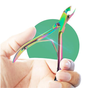 Pince à ongles pour cuticules manucure et pédicure beauté ongles fournitures coupe-ongles personnalisé enduit de titane - Product Image 3