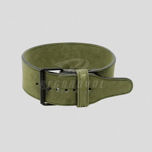 Cinturón de una sola punta Construcción de cuero Cinturón de una sola punta Diseño ajustable hecho para entrenamiento de gimnasia - Product Image 3