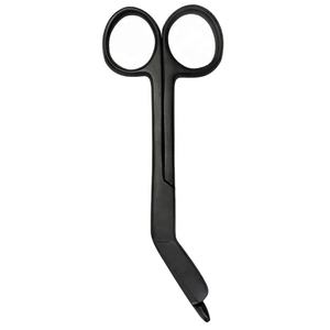 Tijeras Tácticas Manuales para Vendajes Lister, Negras, de 5.5 Pulgadas, Aprobadas por CE e ISO, para Trauma, Emergencias Médicas, Acero Inoxidable de Grado I, OEM - Product Image 4