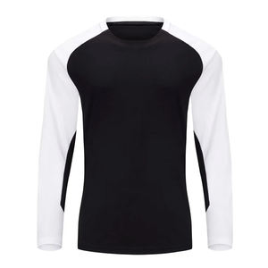 T-shirts à manches longues pour hommes avec logo personnalisé, nouveau style, broderie durable avec logo personnalisé, t-shirts à manches longues en coton pur - Product Image 2