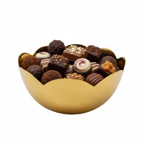 Coffret cadeau de chocolats de luxe de créateurs en gros dans un élégant bol de service doré, parfait pour les occasions spéciales, au prix le plus bas - Product Image 5