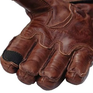 Gants de moto en cuir véritable pour hommes et femmes Gants de moto de course avec logo personnalisé et meilleure gamme - Product Image 3
