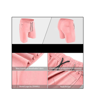 2024 pantalones cortos de gimnasio para hombre con logotipo personalizado de secado rápido, ropa de entrenamiento medio, estilo informal, pantalones cortos de Fitness más vendidos - Product Image 6