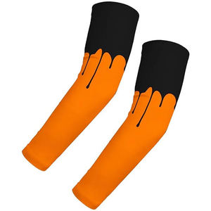 Manchons de bras de compression avec logo personnalisé Protection UV anti-goutte Respirant 100% polyester écologique Vêtements de sport pour l'extérieur - Product Image 2
