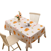 Nappe de table en PVC imprimée sur mesure pour les fêtes, décoration de Noël, imperméable, production en gros, OEM disponible