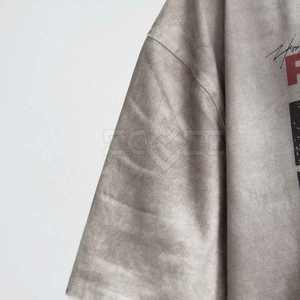 Couleur personnalisée 2025 T-shirt surdimensionné Chemise durable de bonne qualité Nouveau design T-shirt surdimensionné en coton - Product Image 5