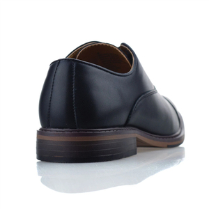 Ensemble de chaussures en cuir noir pour hommes, fabriquées en cuir de haute qualité avec une texture lisse, semelle extérieure durable et un confort durable. - Product Image 4