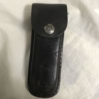 Étui en cuir véritable vintage fait main, cousu à la main, finition de haute qualité, étui en cuir portable pour couteaux