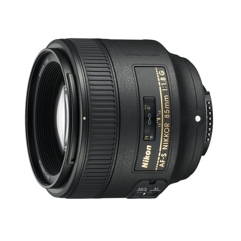Good Price Black Color Full Frame Automatic Zoom Lens 5 Blades Niko'n 85mm f1.8G lens Made From Singapore