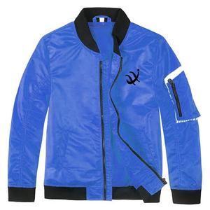 Chaqueta cortavientos ligera informal personalizada para hombre, chaqueta de talla grande impermeable de nailon con cuello levantado para otoño - Product Image 6