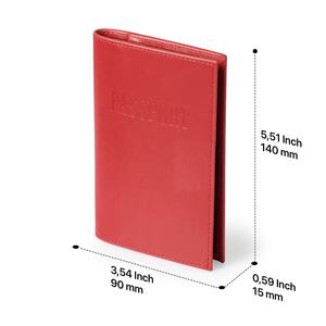 PTH-0029C de porte-passeport en cuir à la mode avec blocage RFID étanche avec logo personnalisé en gros - Product Image 1