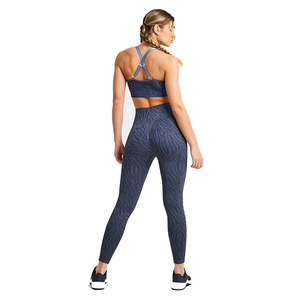 Femmes Fitness GYM WEAR BAS quantité minimale de commande Sans Couture Tricoté Yoga Ensembles Couleurs Contrastées Belle Creux Dos Gym Vêtements Personnalisé - Product Image 4