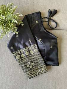 Soie Semi Gaji attrayante avec le fabricant de chemisiers brodés Zari et paillettes de Surat au taux le plus bas - Product Image 2