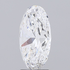 Diamant synthétique de 3,59 carats, taille ovale, couleur E, cultivé en laboratoire, certifié IGI, clarté VVS2, modèle DH 90, diamant ovale montant, marque personnalisée - Product Image 2